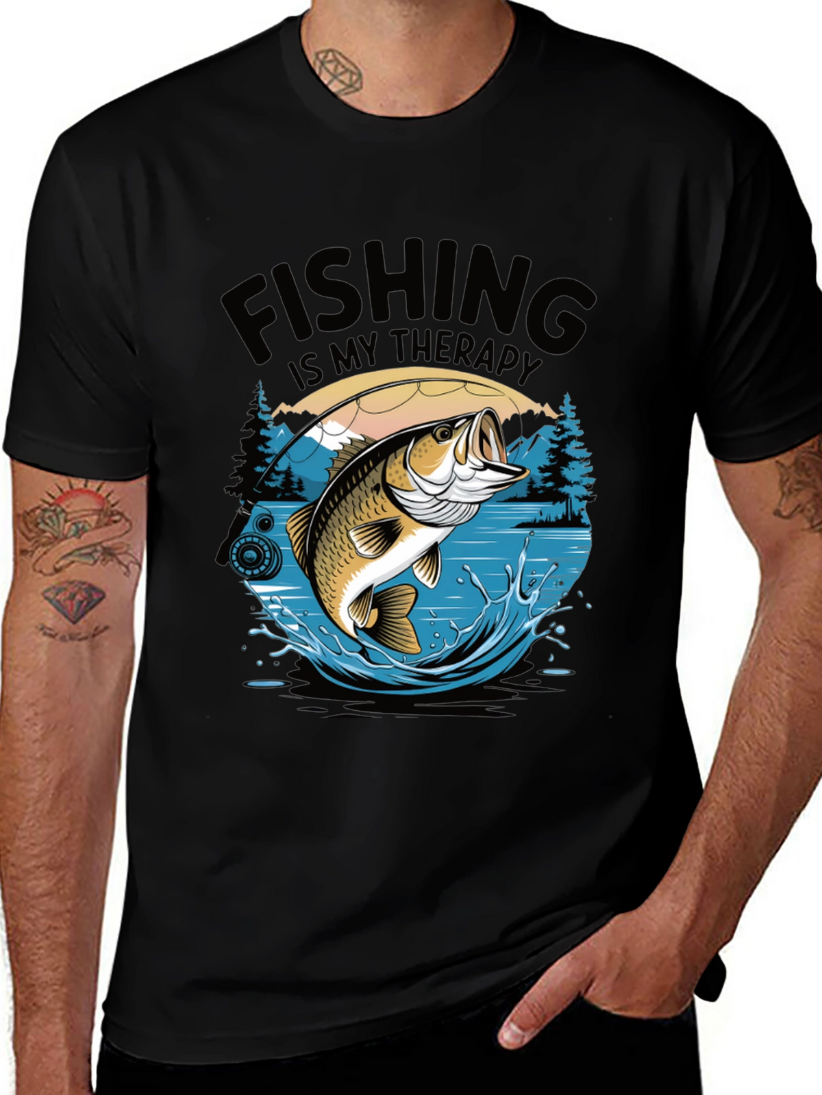 Fishing is My Therapy T-Shirt