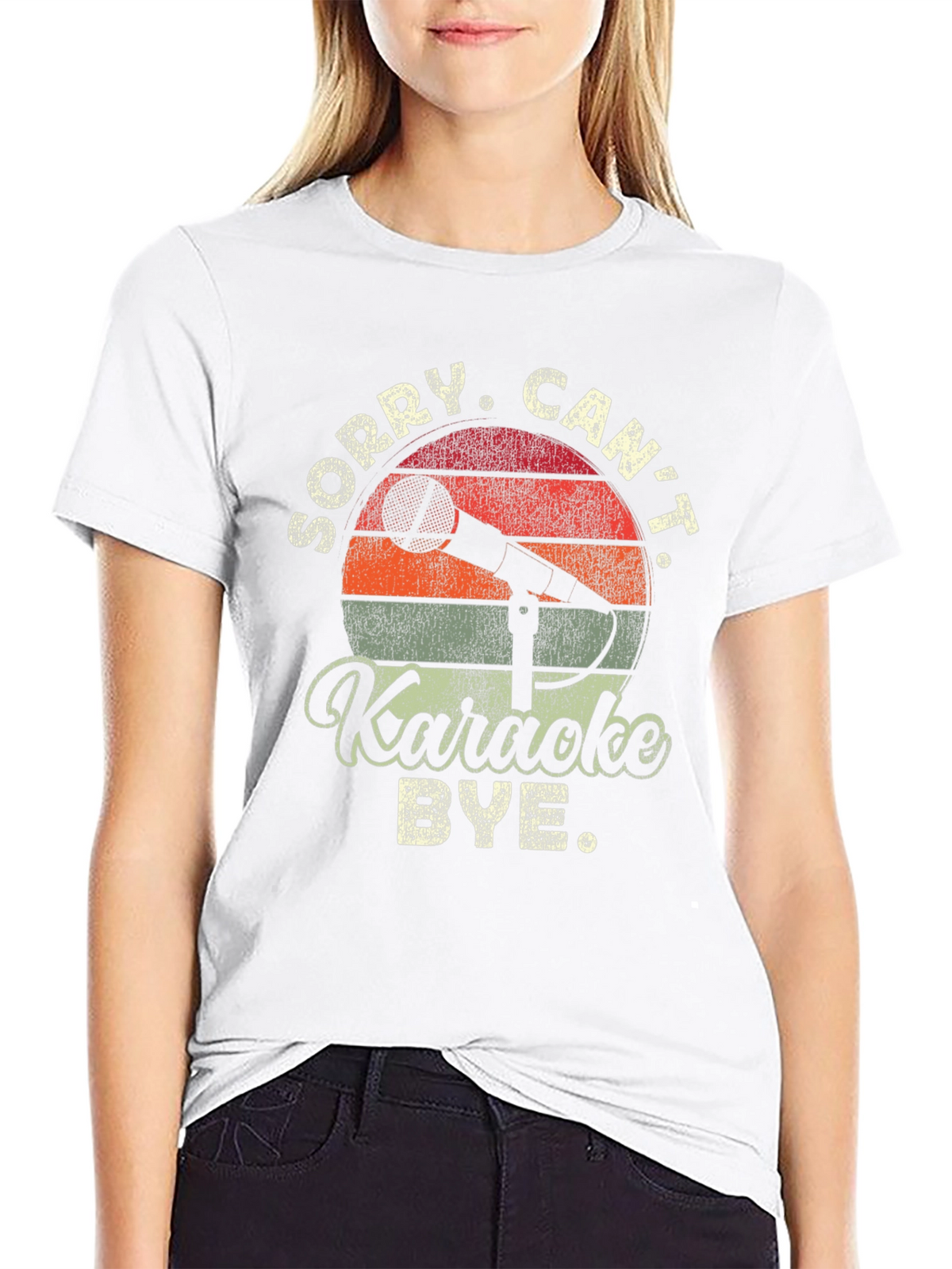 Karaoke T-Shirt: Sorry Cant Bye
