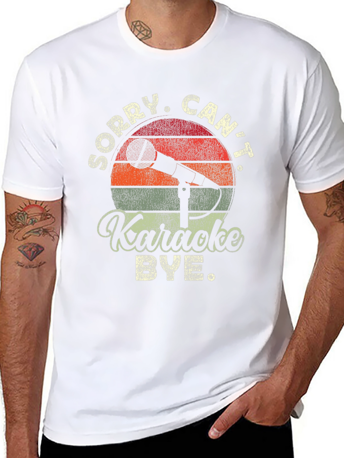 Karaoke T-Shirt: Sorry Cant Bye