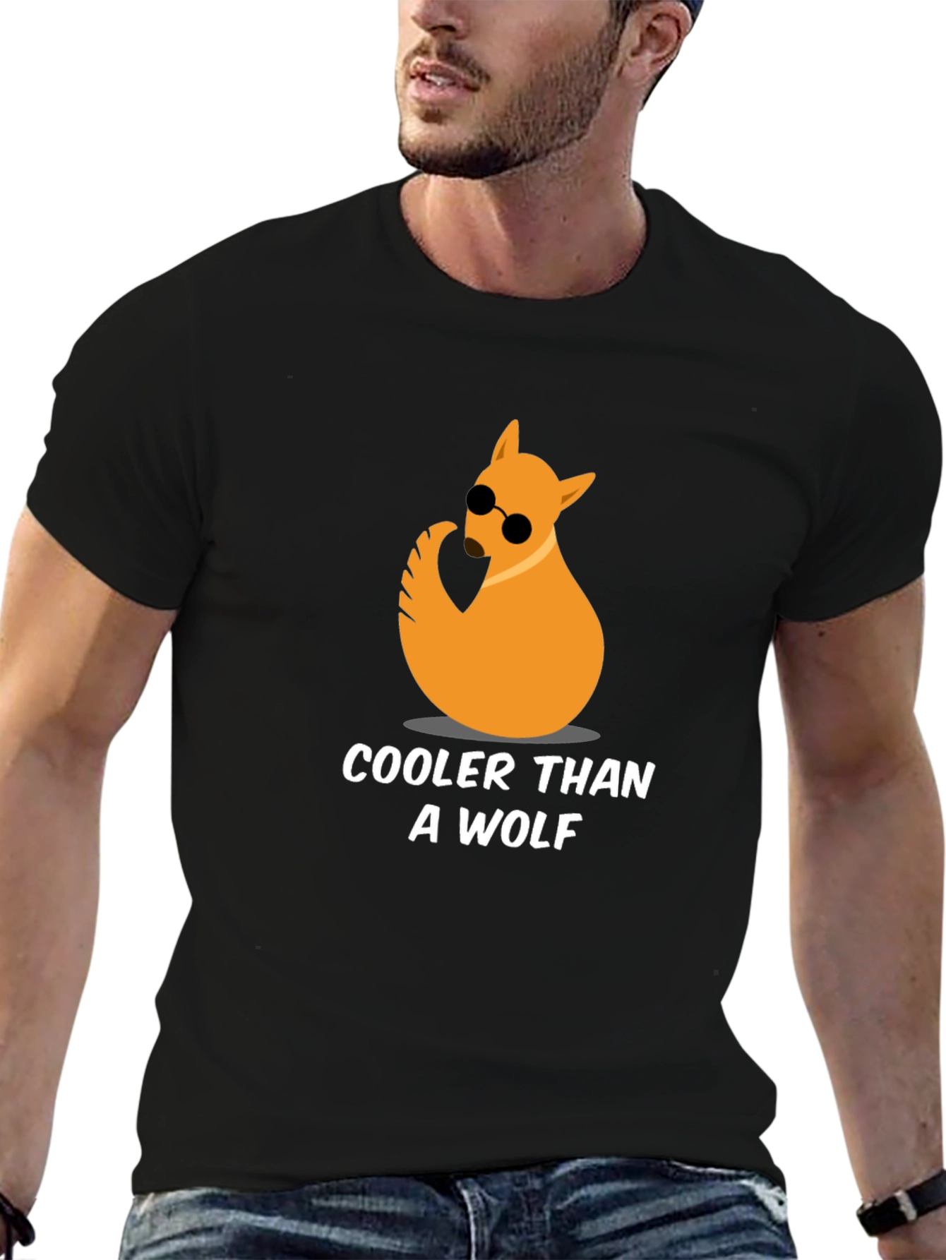 Cooler Than A Wolf Graphic Tee