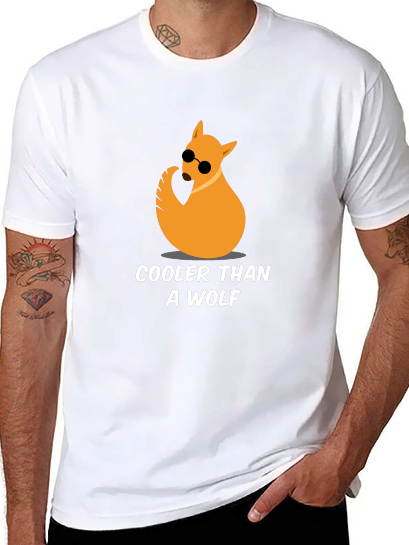 Cooler Than A Wolf Graphic Tee