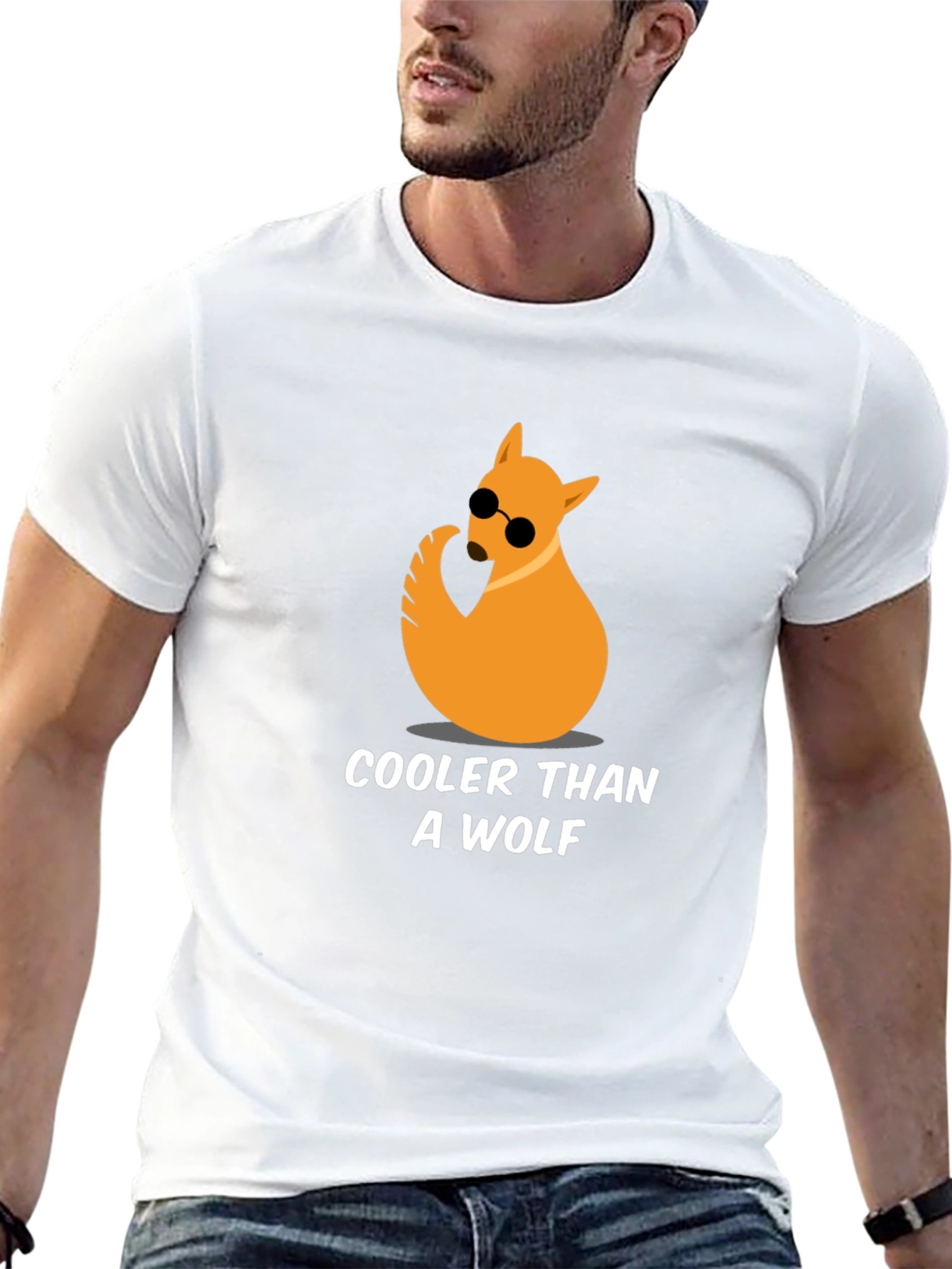 Cooler Than A Wolf Graphic Tee