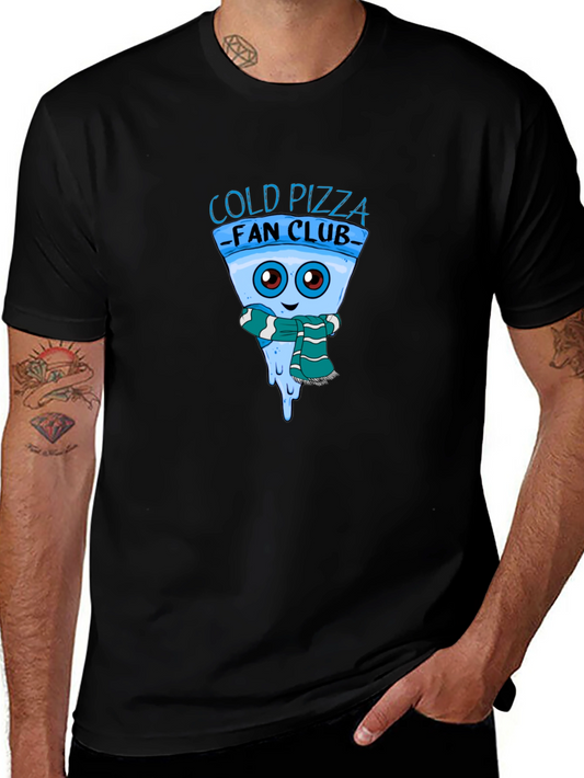 Cold Pizza Fan Club Black T-Shirt