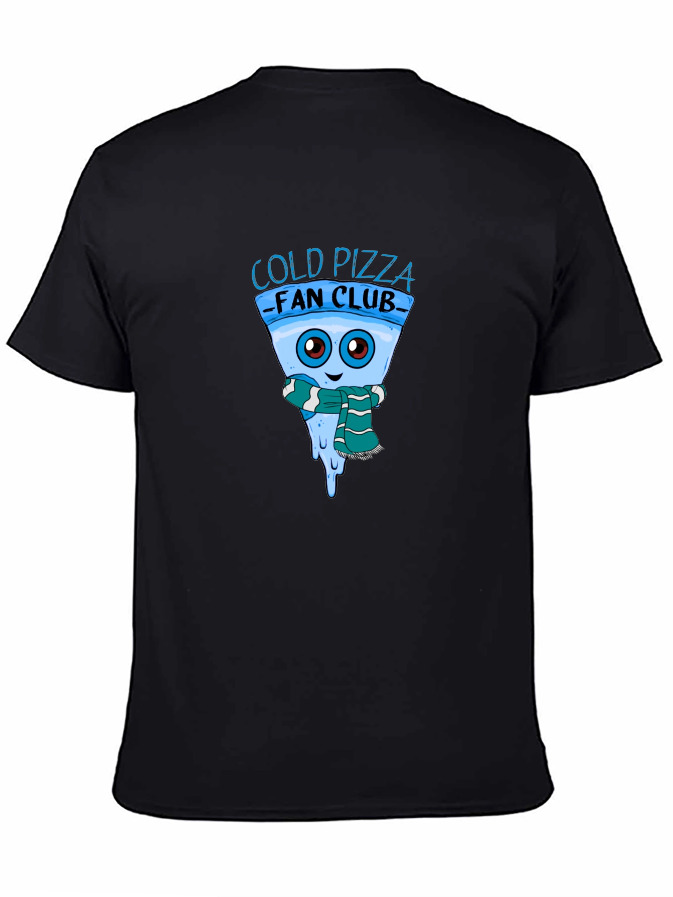 Cold Pizza Fan Club Black T-Shirt