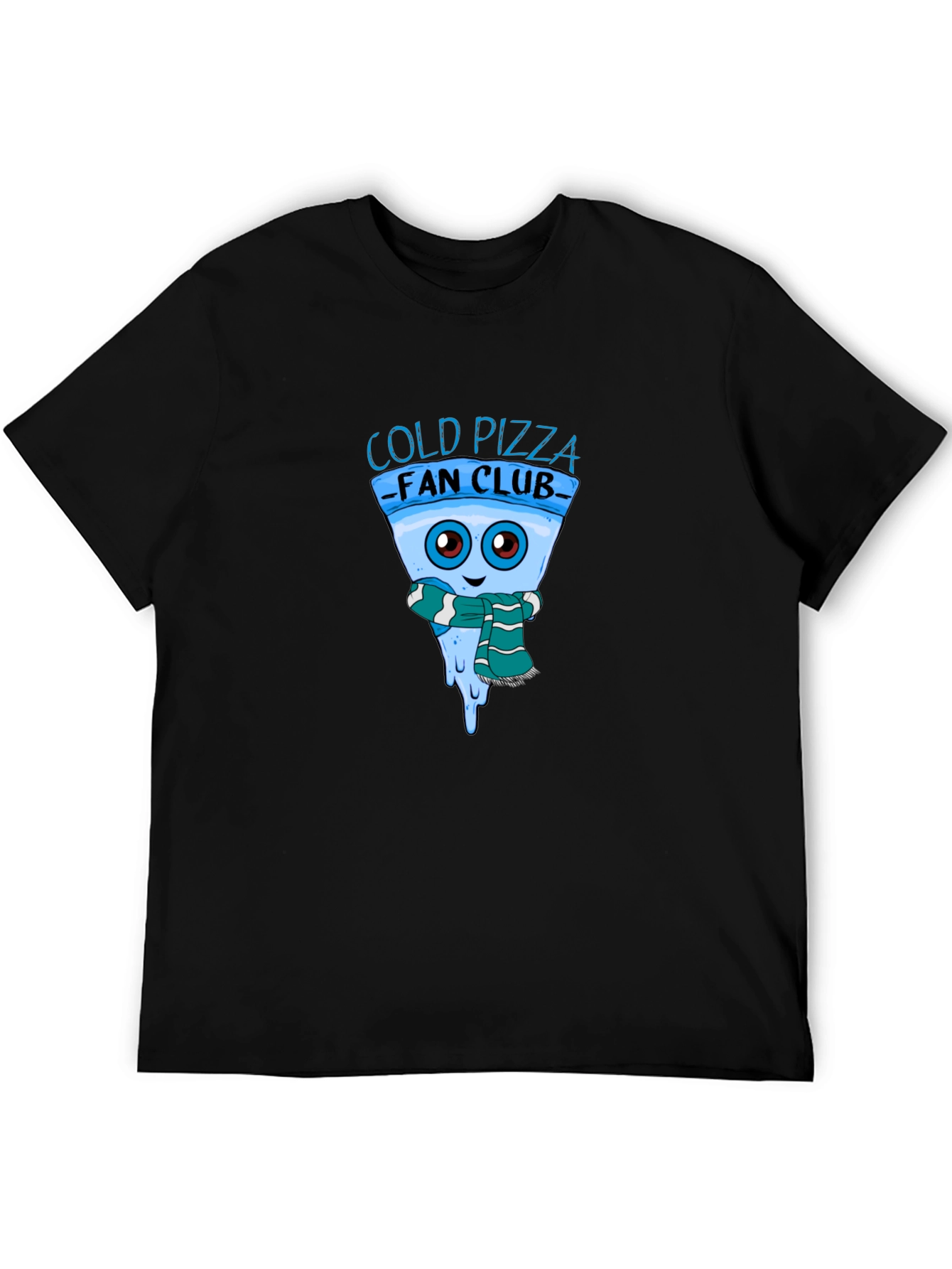 Cold Pizza Fan Club Black T-Shirt