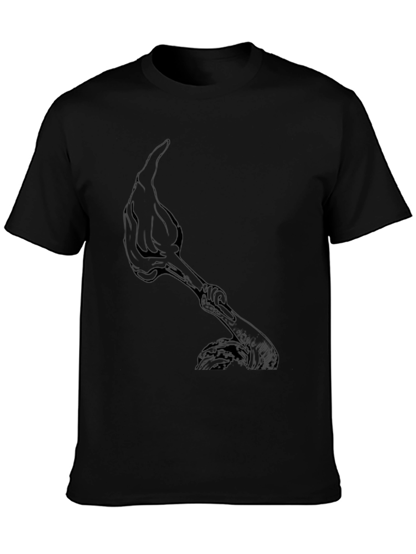 Torch Graphic Black T-Shirt