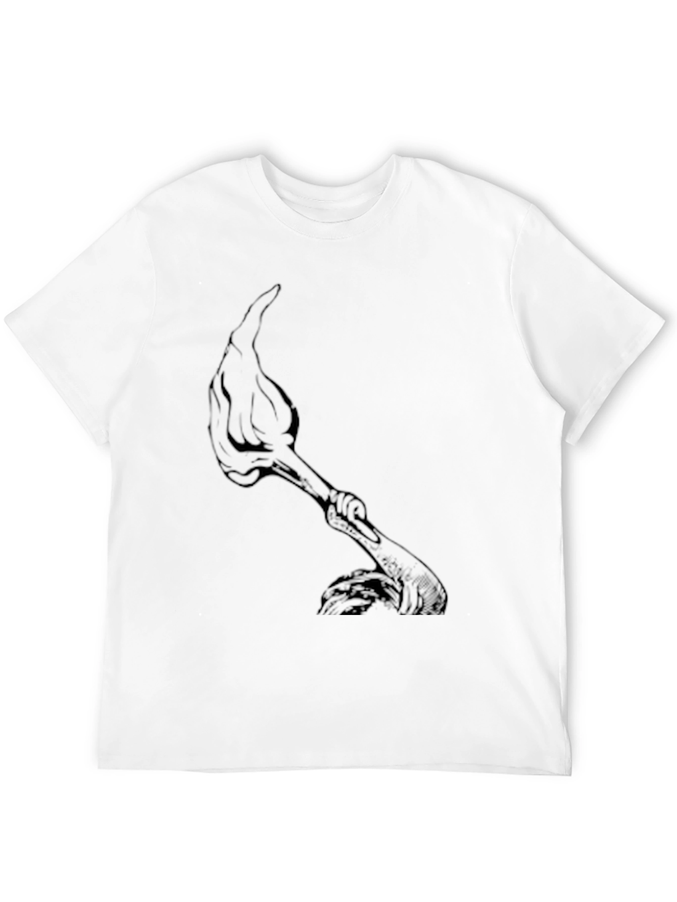 Torch Graphic Black T-Shirt