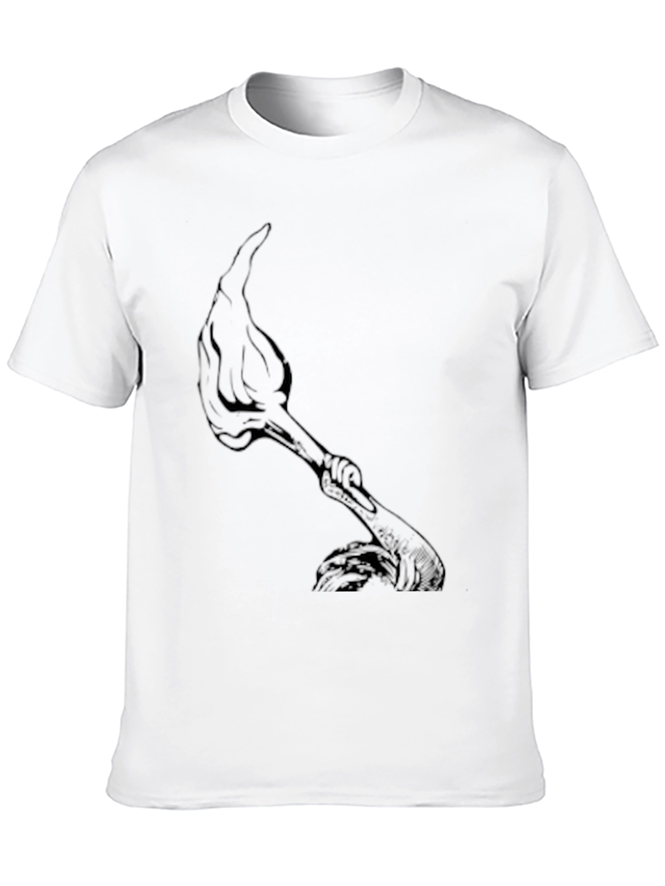 Torch Graphic Black T-Shirt