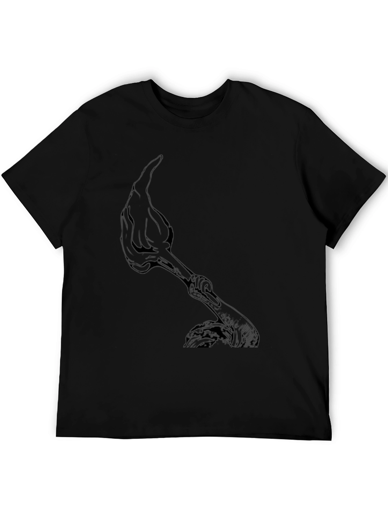 Torch Graphic Black T-Shirt