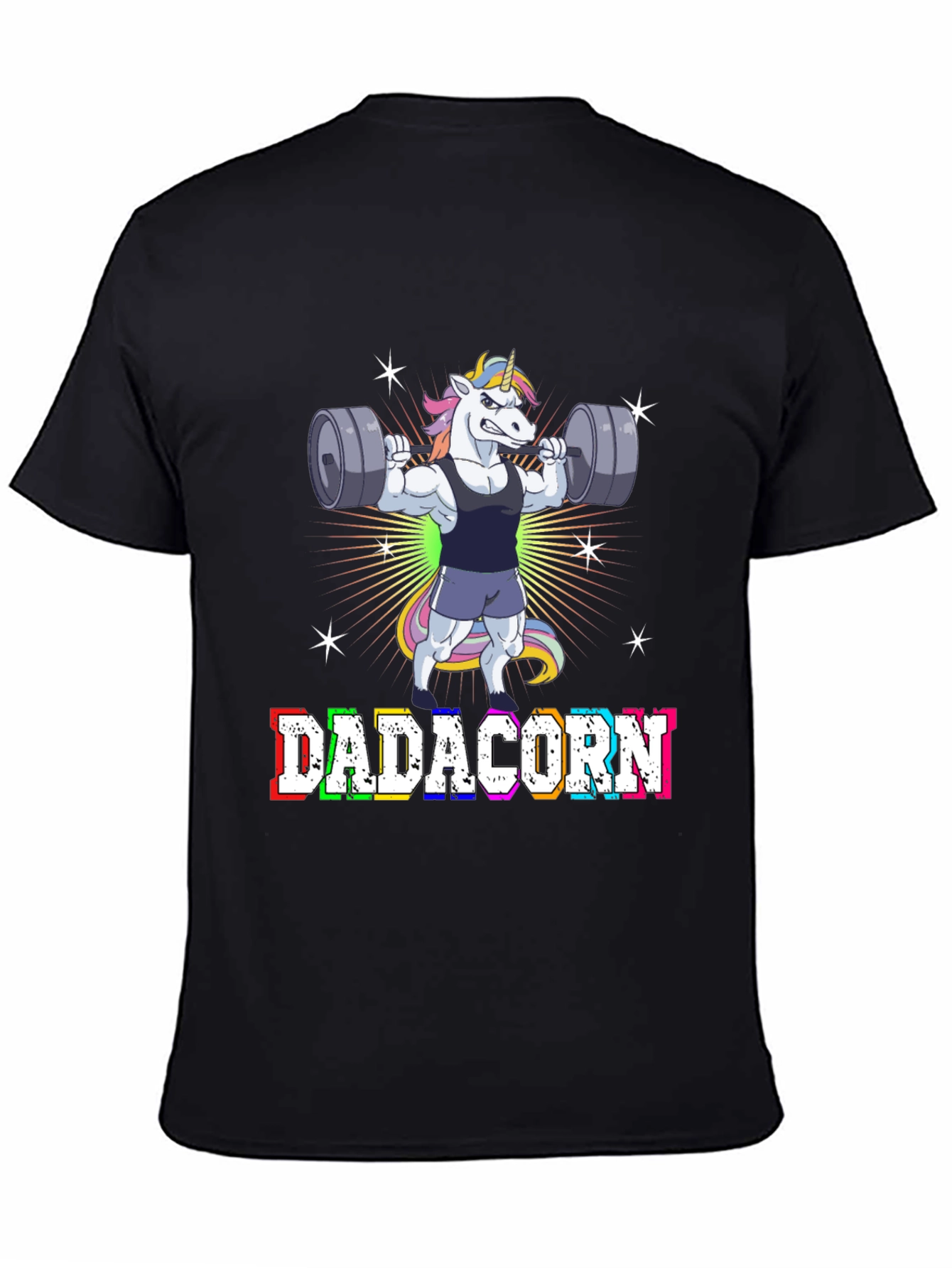 Dadacorn T-Shirt - Weightlifting Unicorn