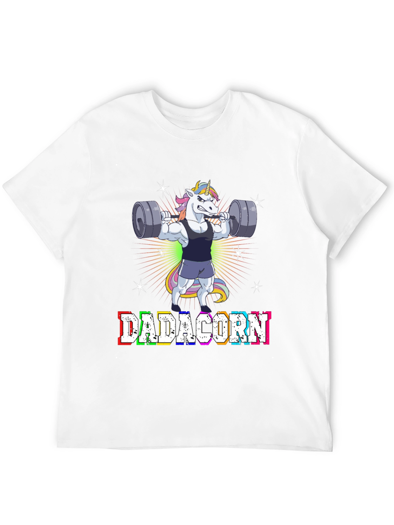 Dadacorn T-Shirt - Weightlifting Unicorn