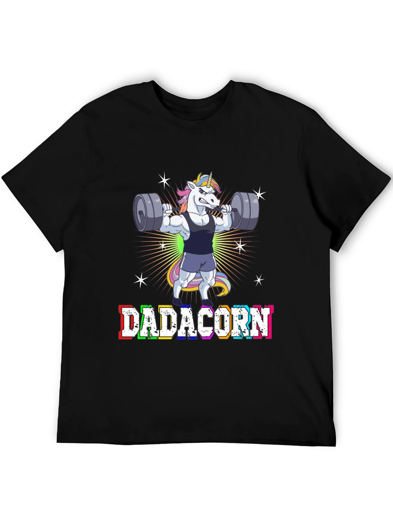 Dadacorn T-Shirt - Weightlifting Unicorn