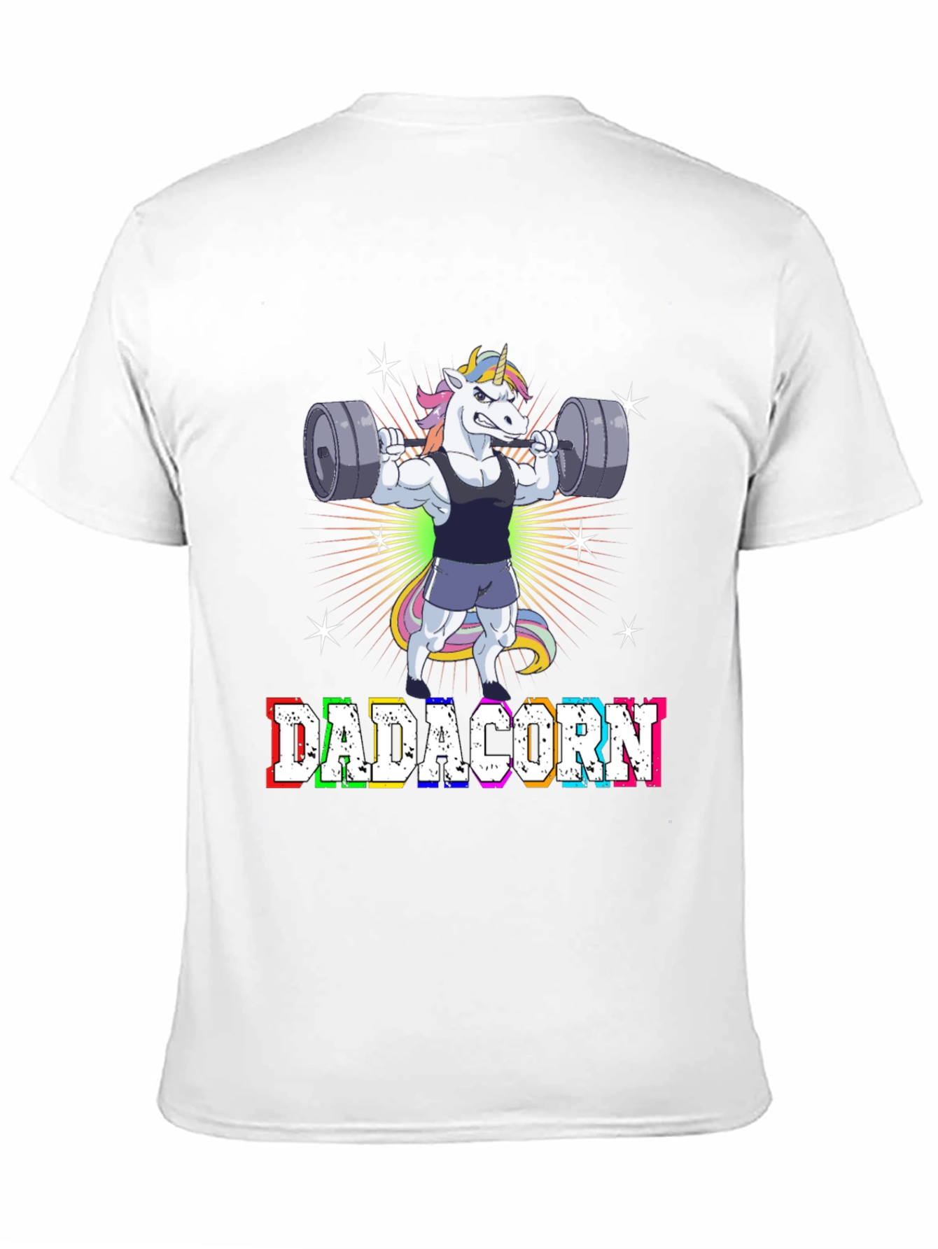 Dadacorn T-Shirt - Weightlifting Unicorn