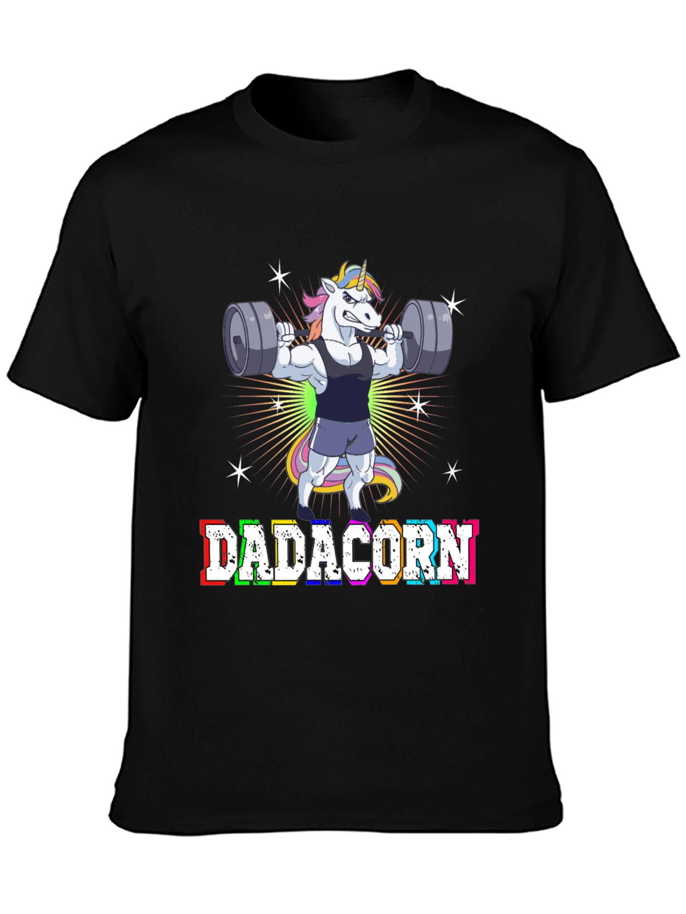 Dadacorn T-Shirt - Weightlifting Unicorn