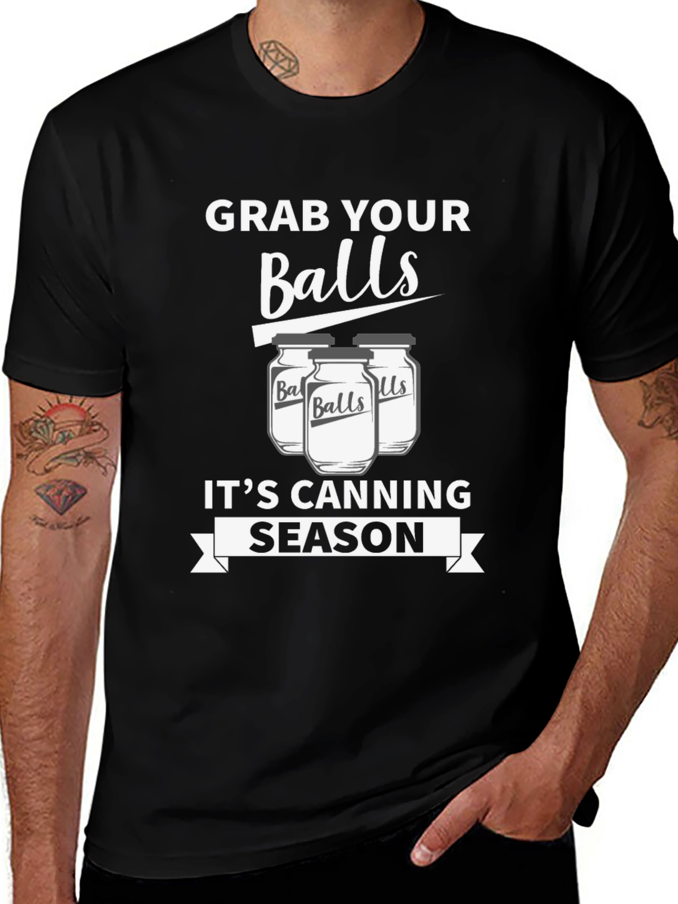 Grab Your Balls Its Canning Season Funny T-Shirt