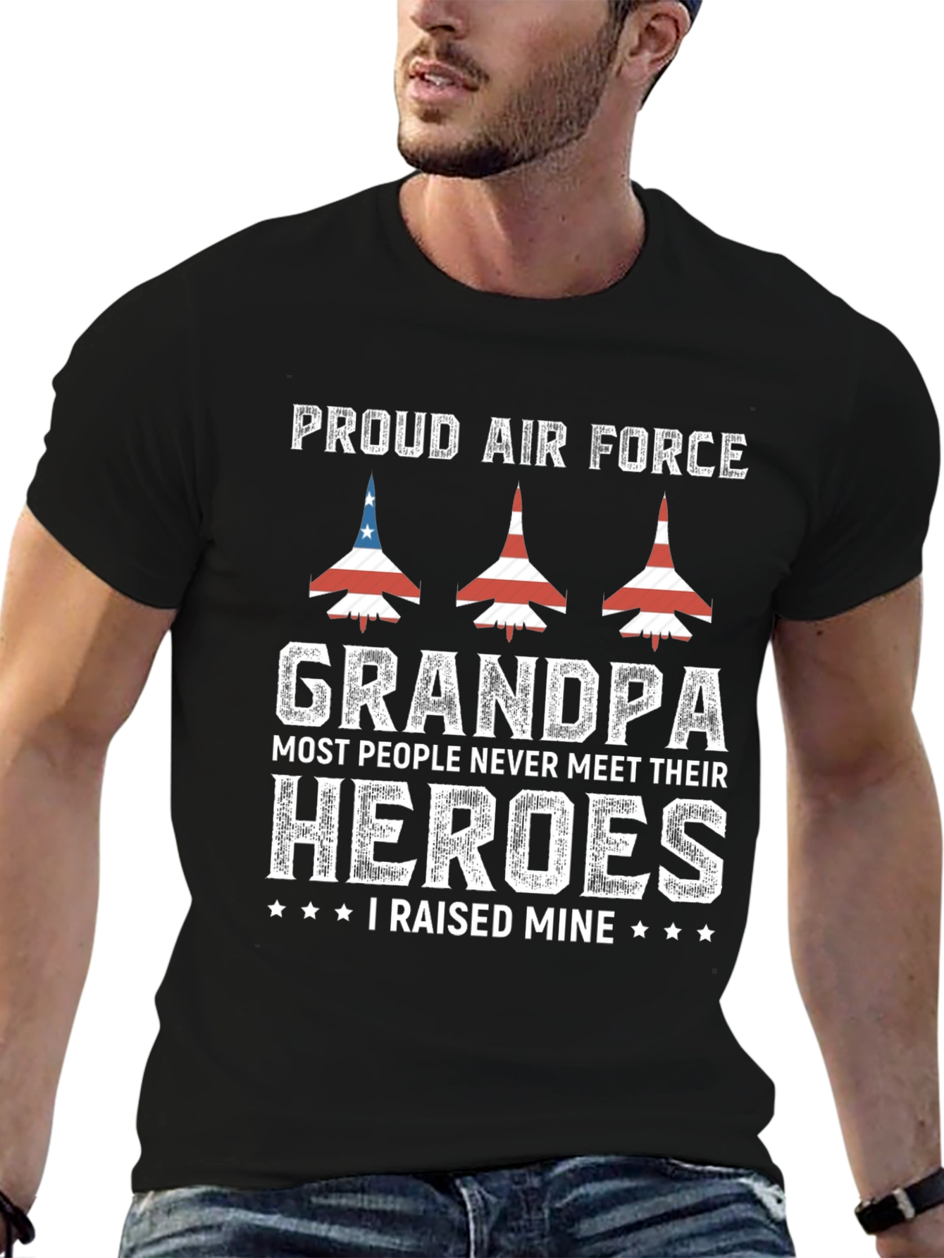 Proud Air Force Grandpa T-Shirt