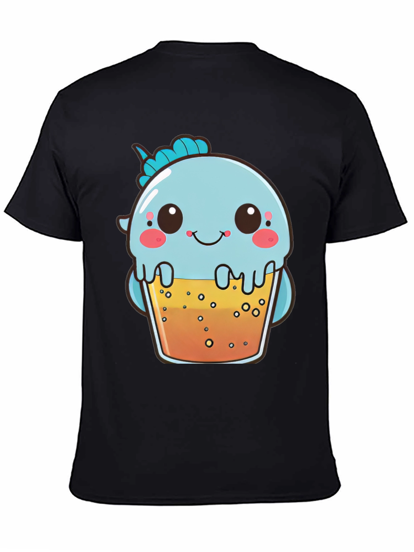 Cute Boba Tea Dinosaur Graphic Tee