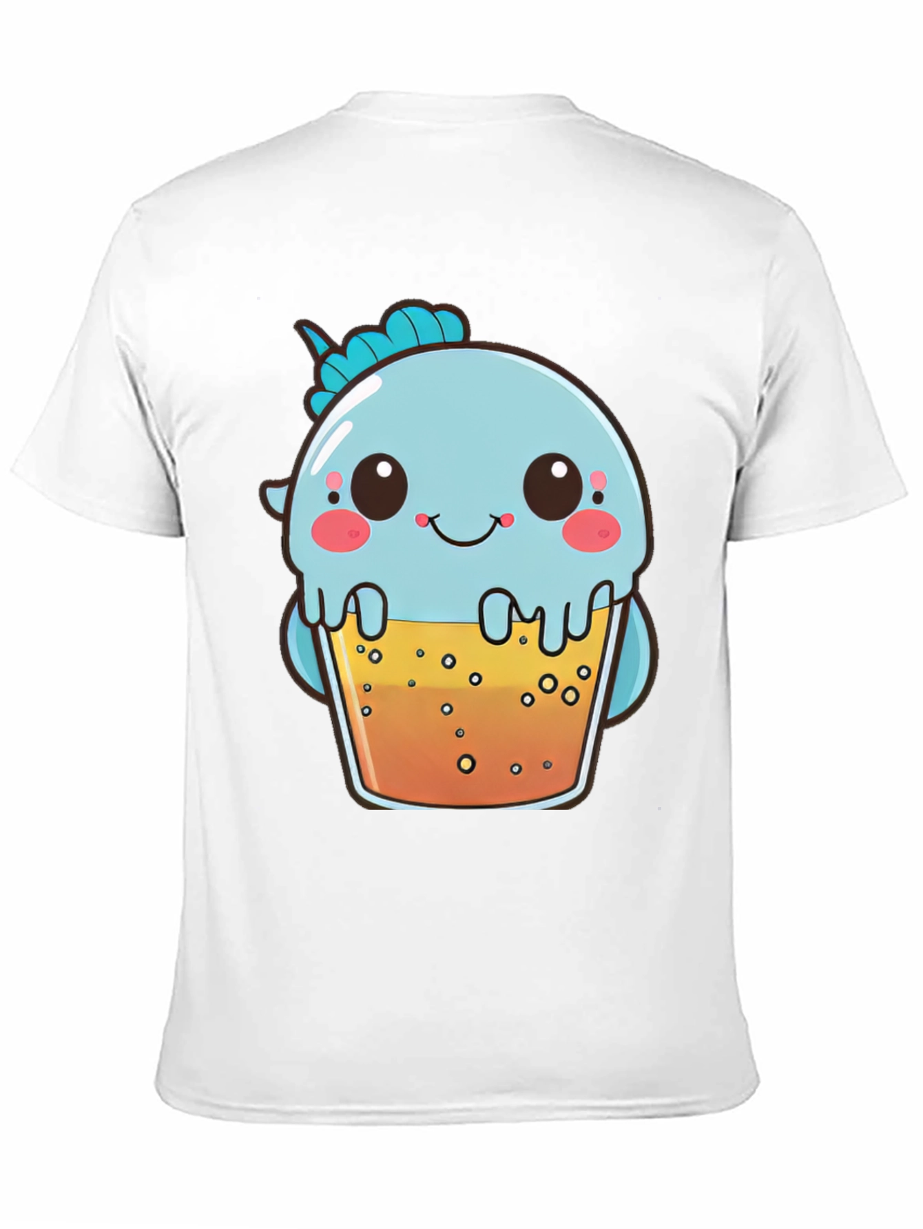 Cute Boba Tea Dinosaur Graphic Tee
