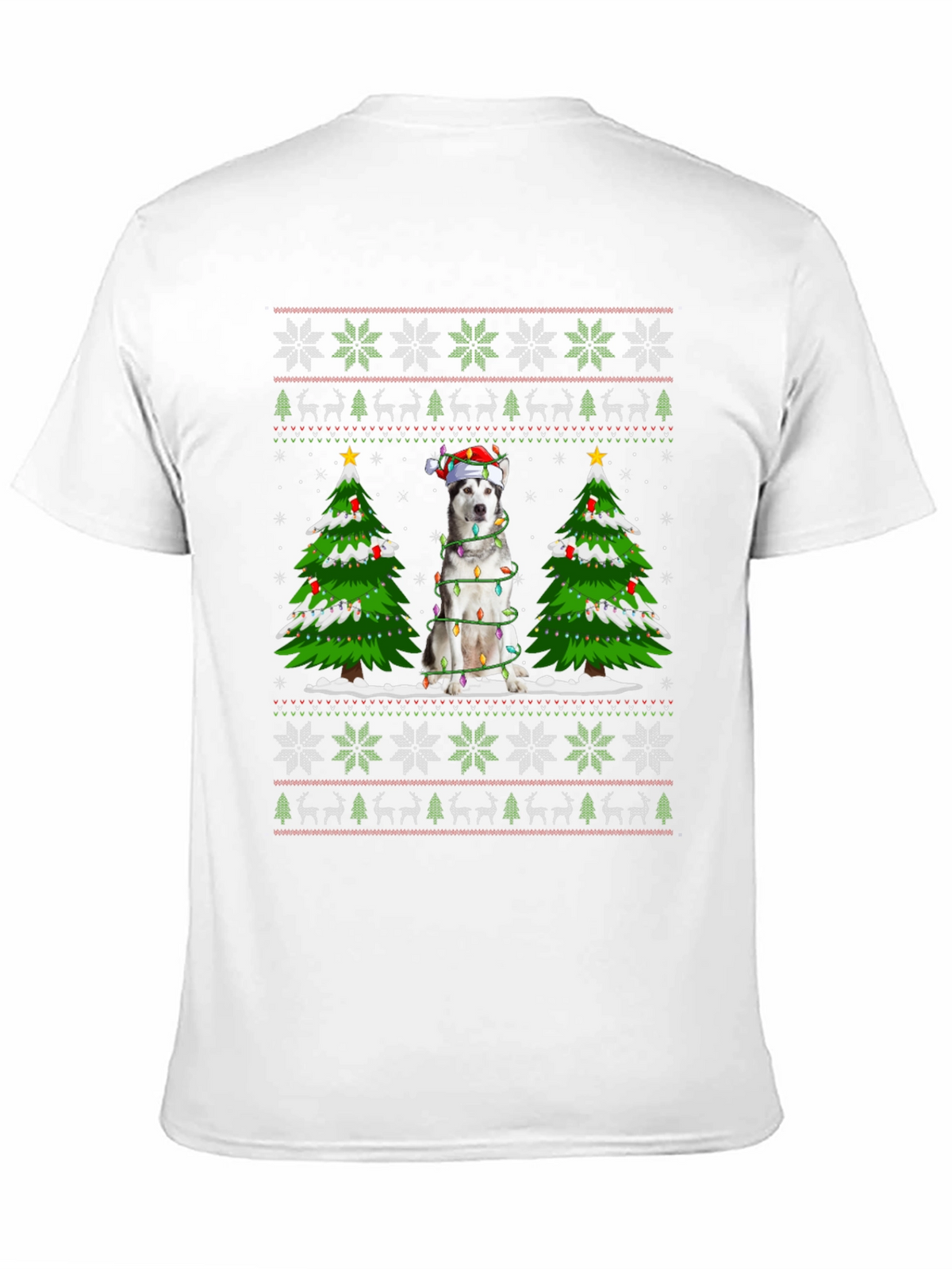 Husky Christmas Sweater T-Shirt