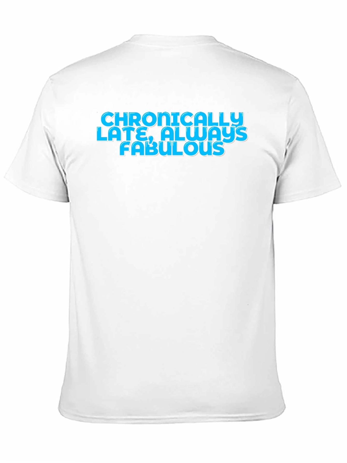 Chronically Late Fabulous Graphic Tee - Black