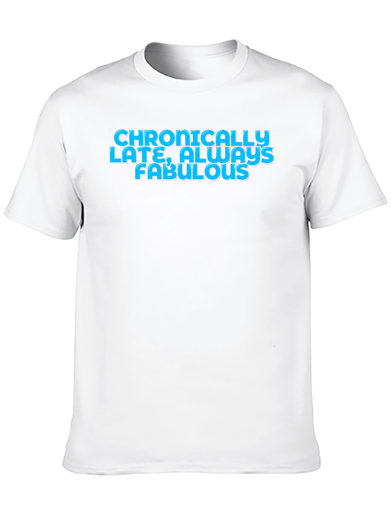 Chronically Late Fabulous Graphic Tee - Black