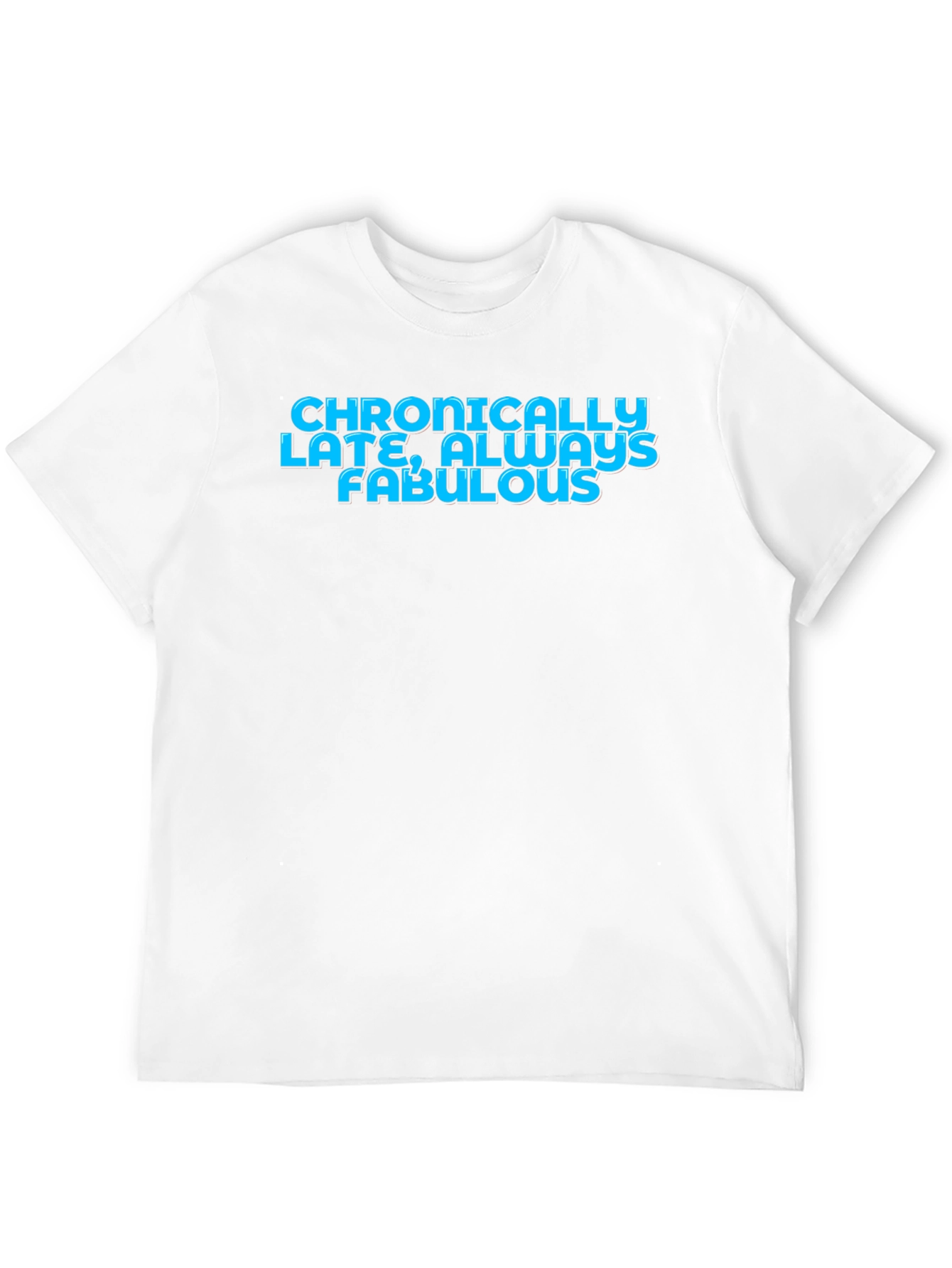 Chronically Late Fabulous Graphic Tee - Black