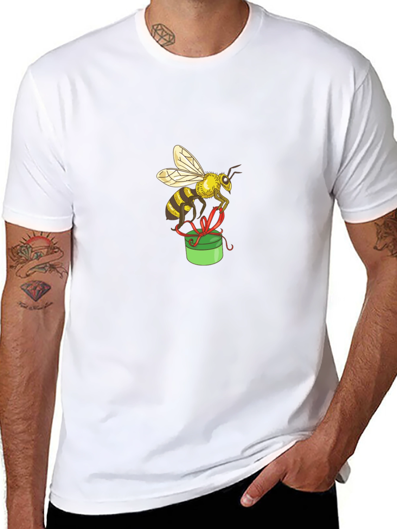 Bee on Gift T-Shirt - Unique Graphic Tee