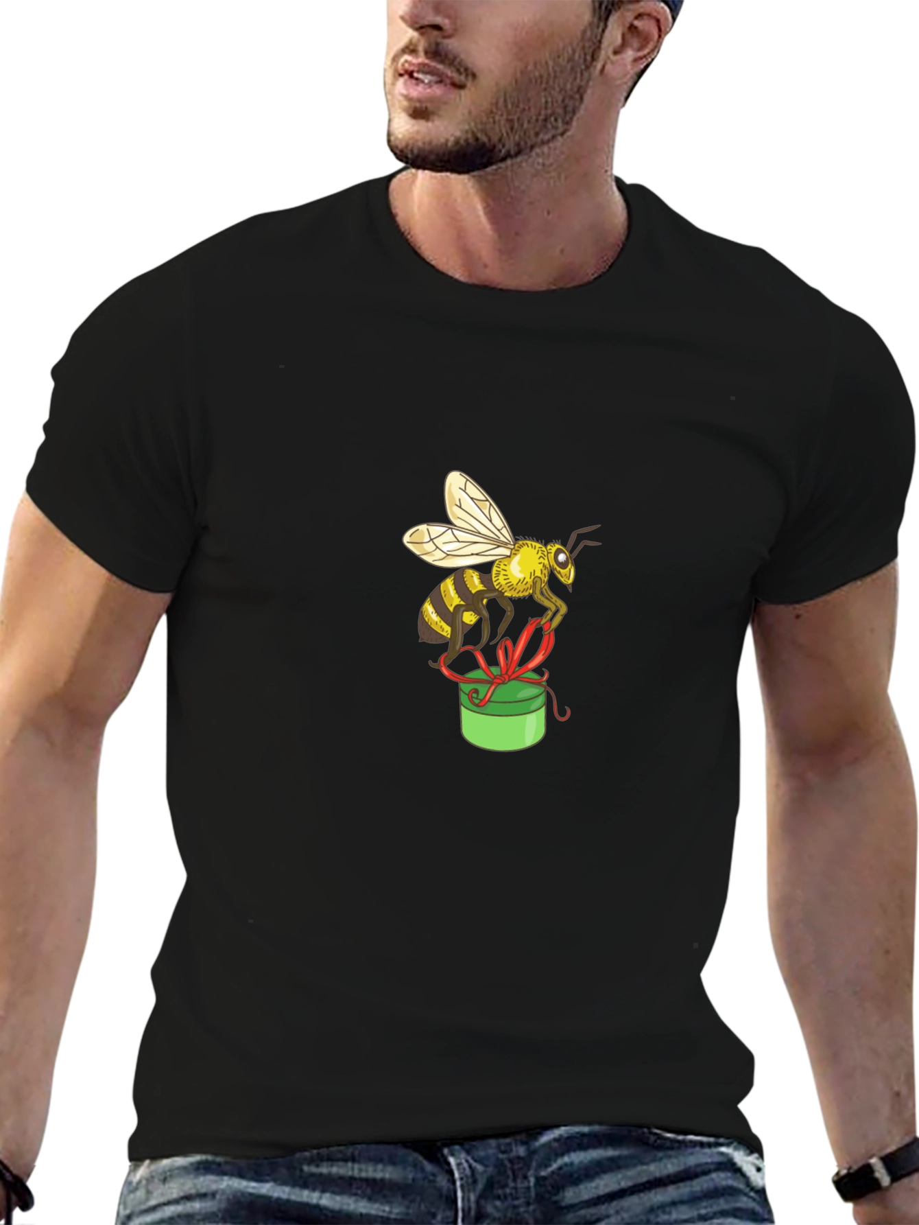 Bee on Gift T-Shirt - Unique Graphic Tee