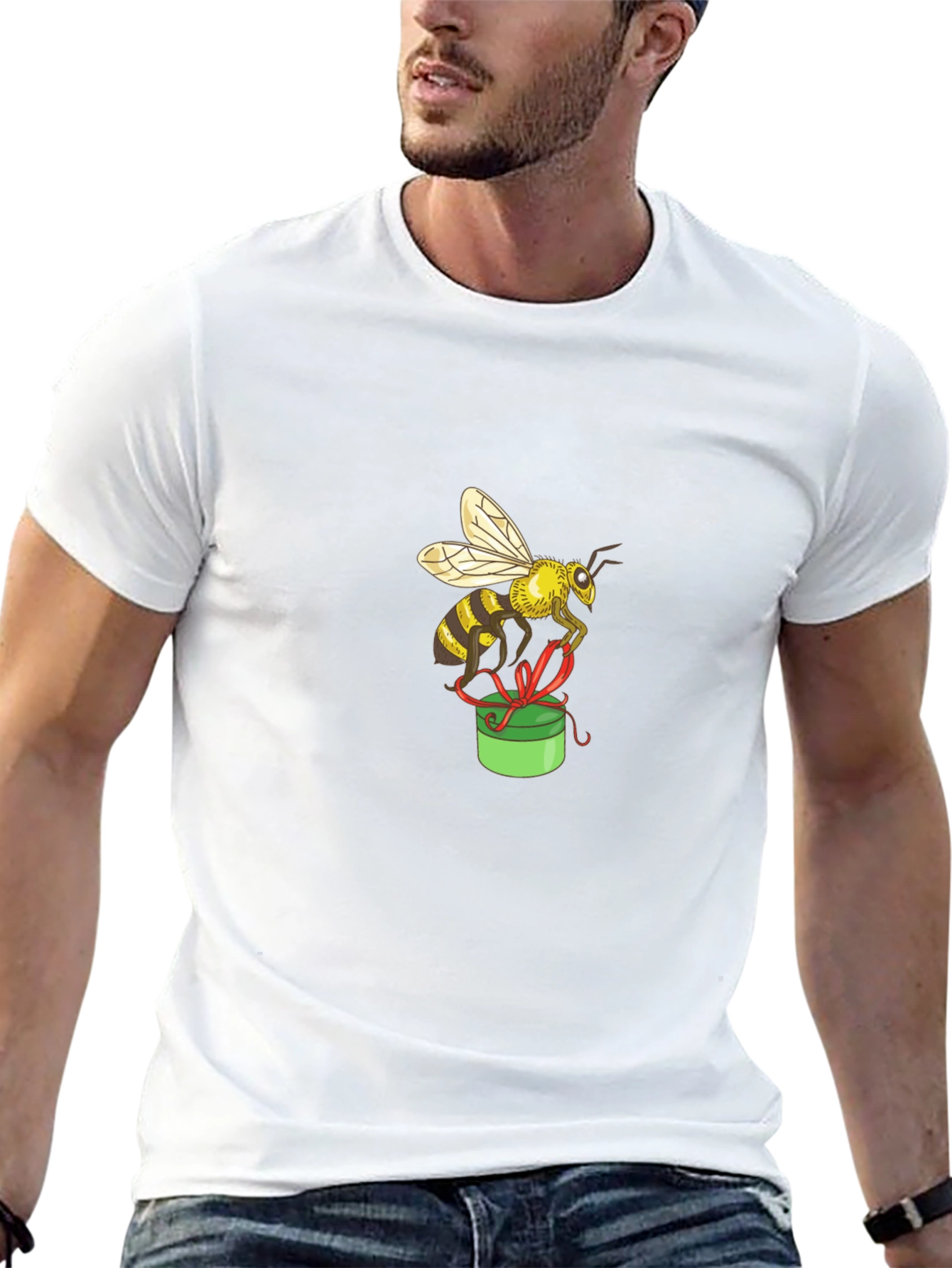 Bee on Gift T-Shirt - Unique Graphic Tee