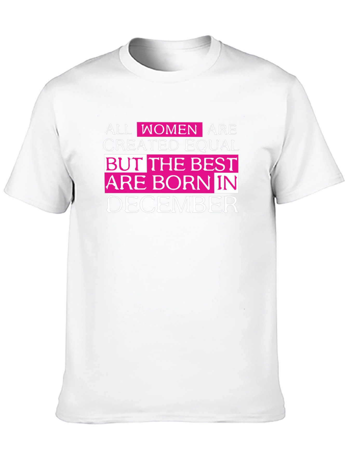 Womens December Birthday Graphic Tee