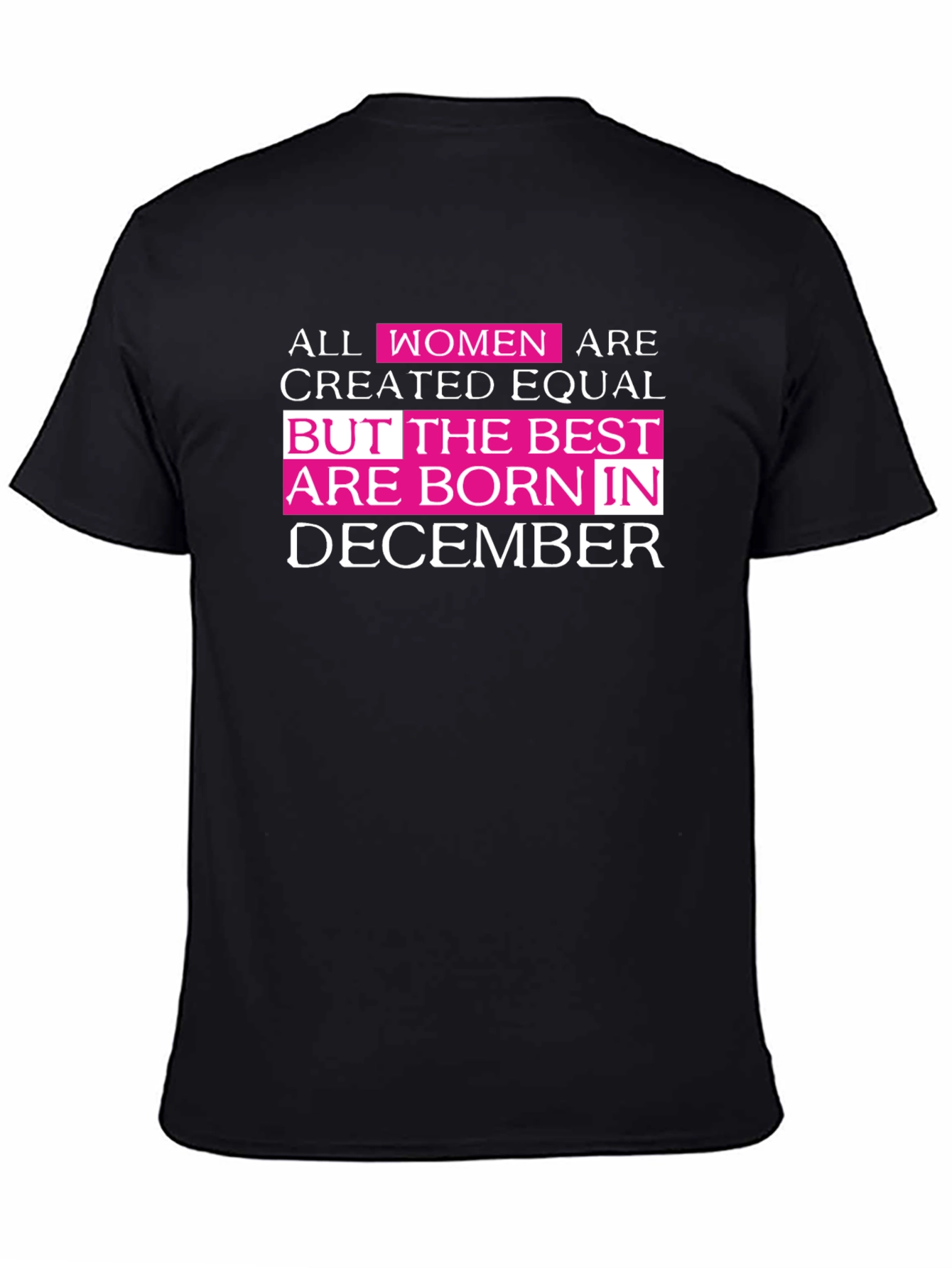 Womens December Birthday Graphic Tee