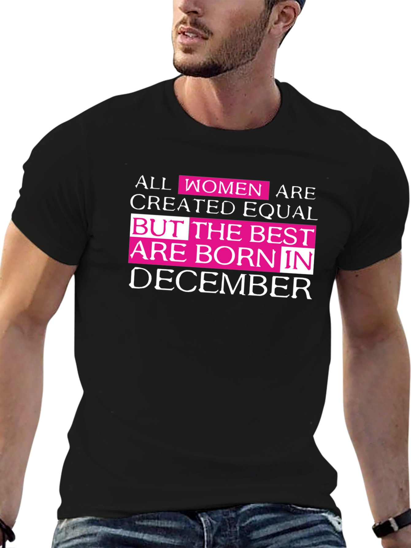 Womens December Birthday Graphic Tee