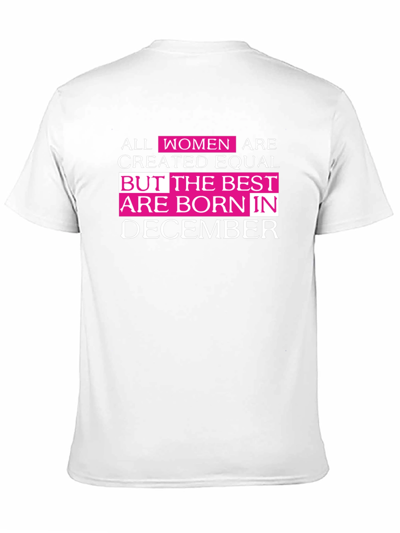Womens December Birthday Graphic Tee