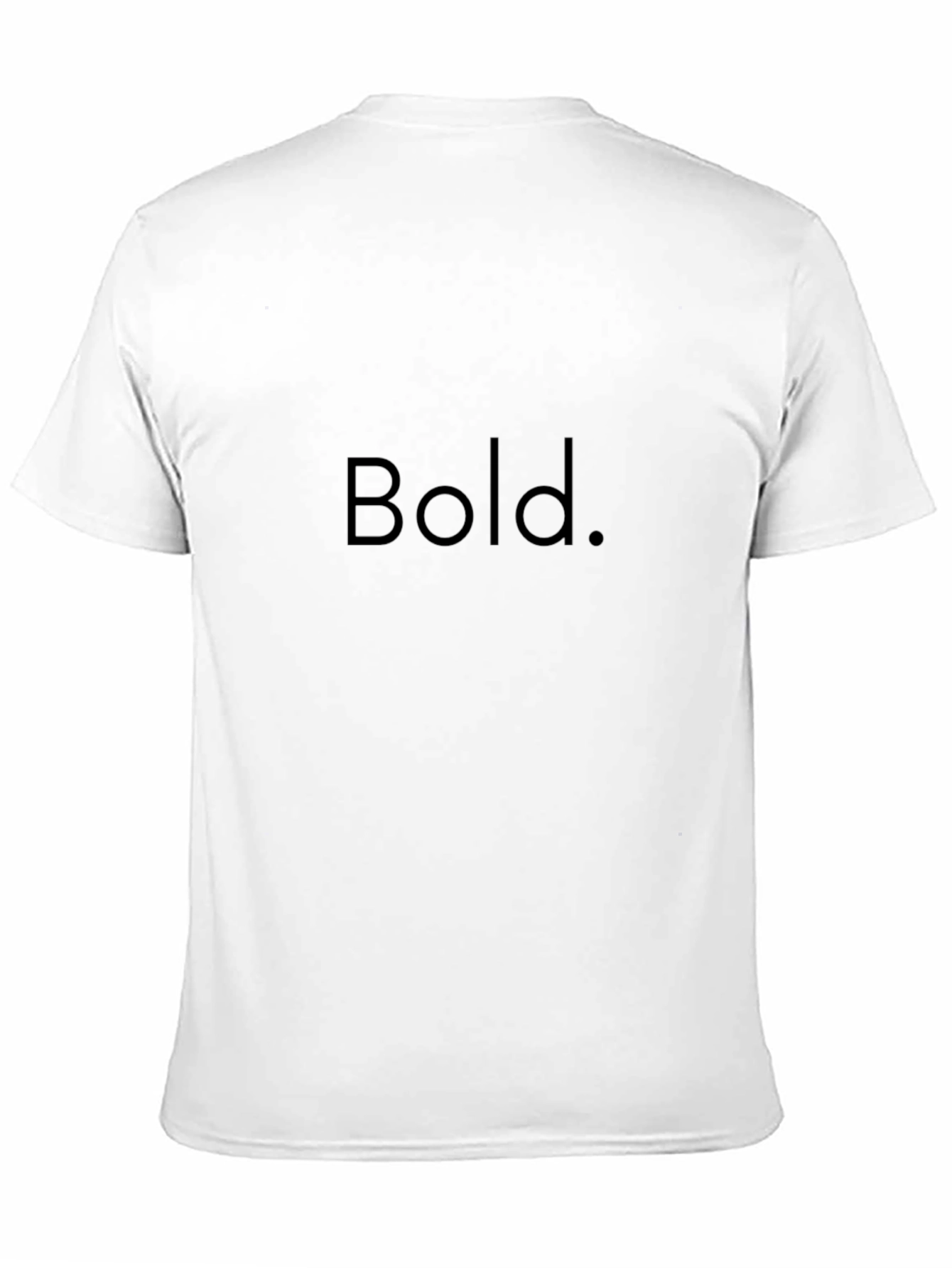 Bold Black T-Shirt - Modern Minimalist Design