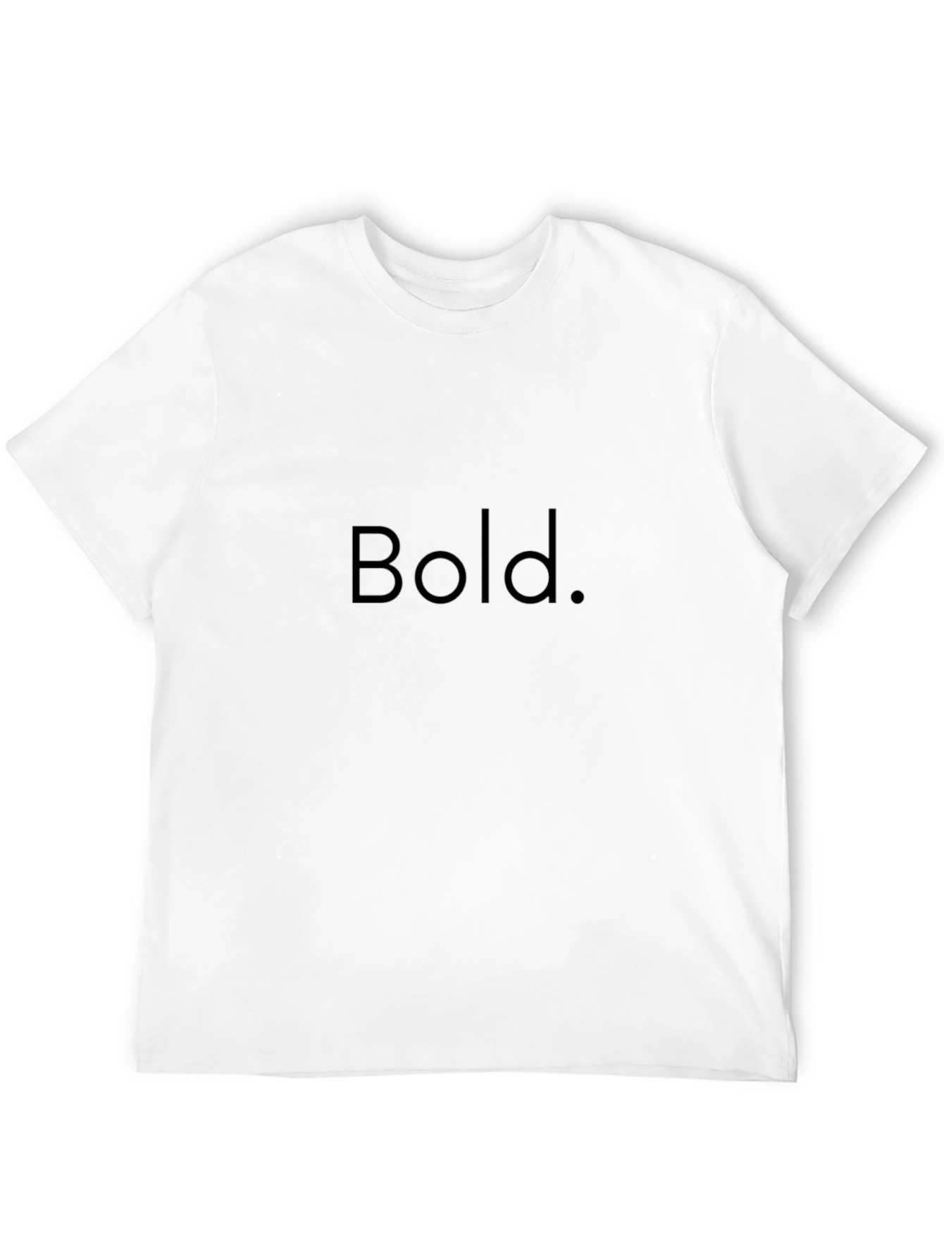 Bold Black T-Shirt - Modern Minimalist Design