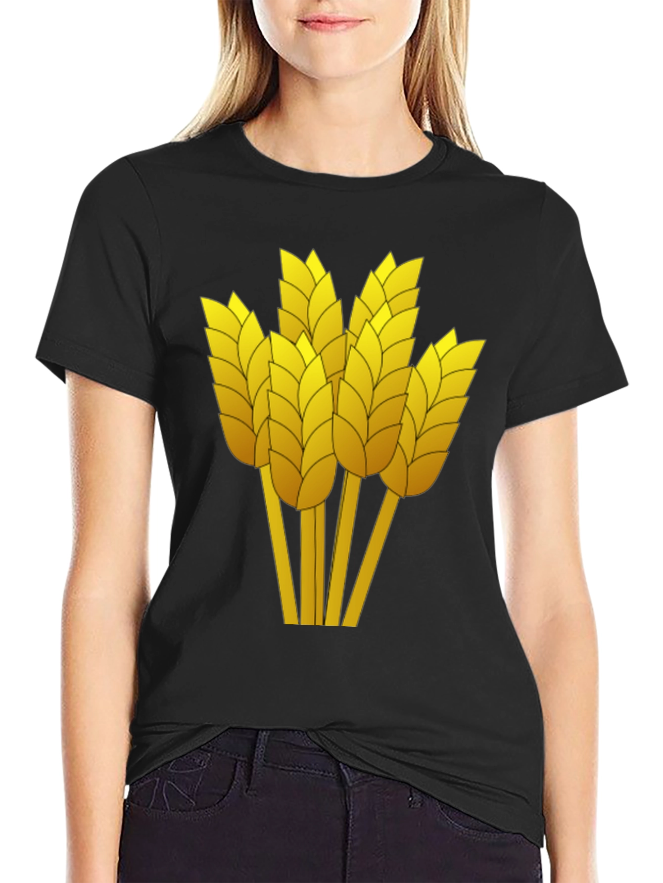 Wheat Graphic Tee - Harvest Season Style