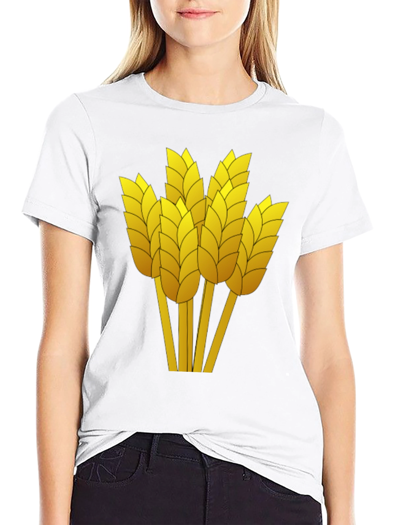 Wheat Graphic Tee - Harvest Season Style