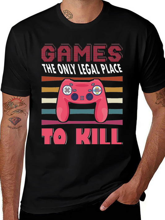 Gamer T-Shirt - Legal Place To Kill - Controller Design
