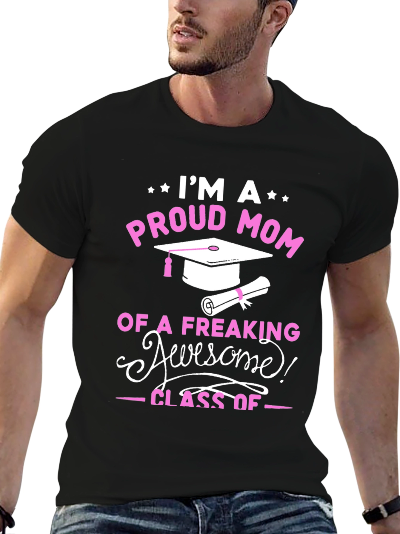 Proud Mom Graduation T-Shirt - Awesome Class Tee