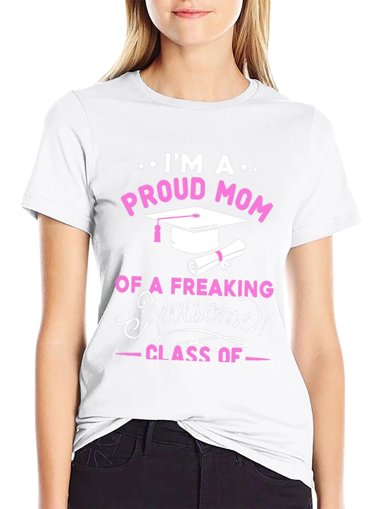 Proud Mom Graduation T-Shirt - Awesome Class Tee