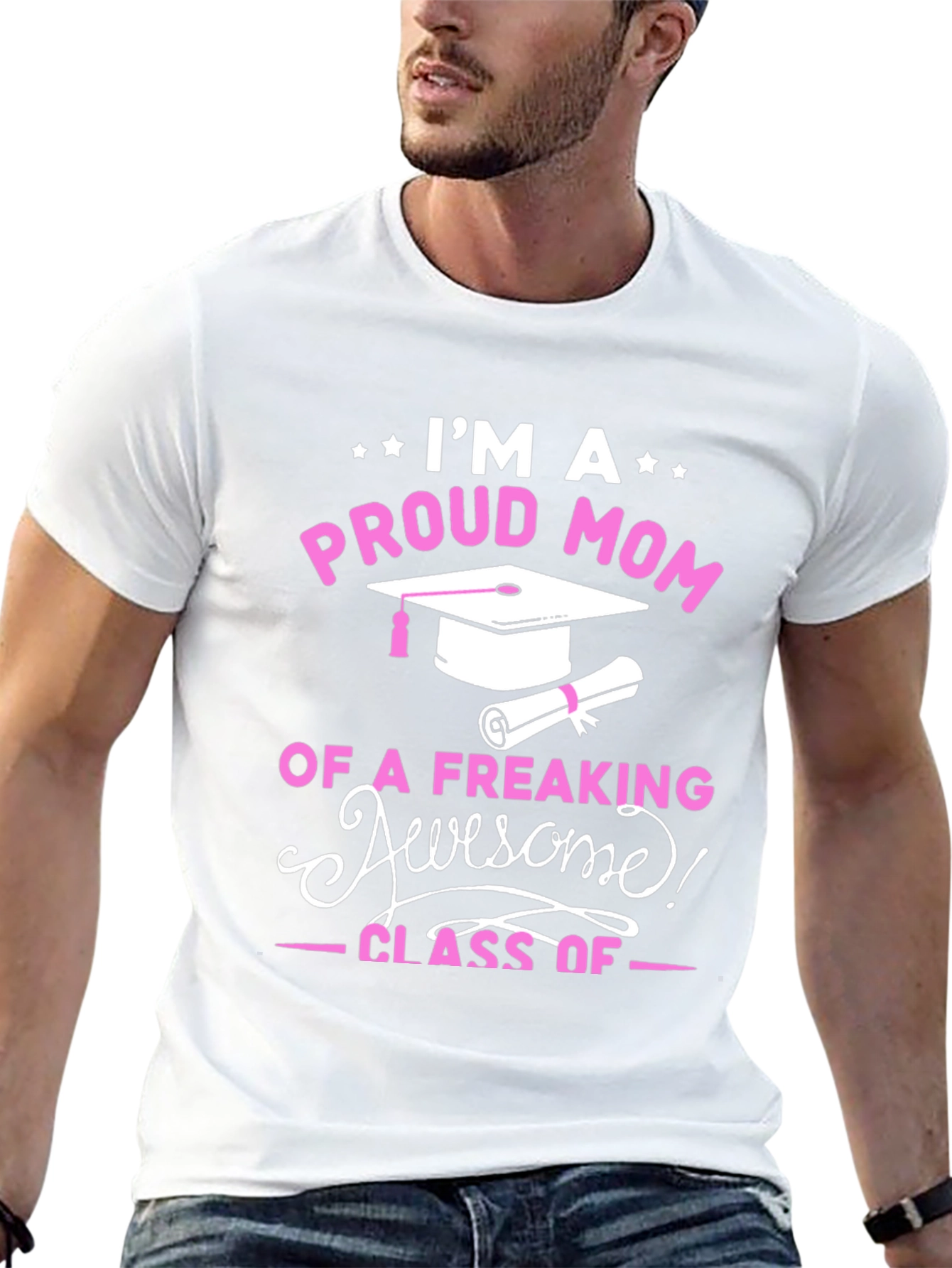Proud Mom Graduation T-Shirt - Awesome Class Tee