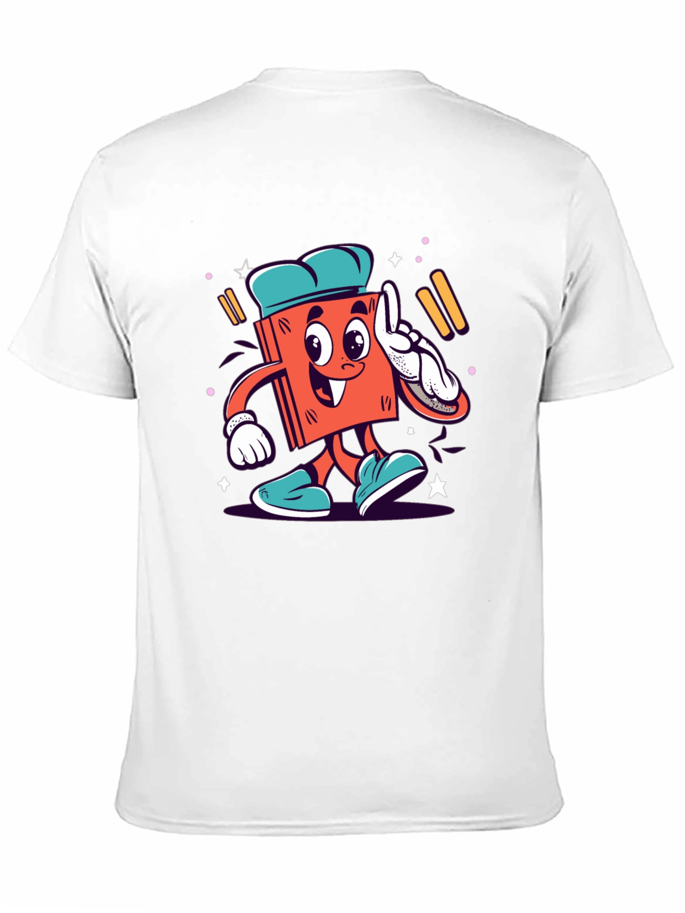 Cartoon Book Character Graphic Tee