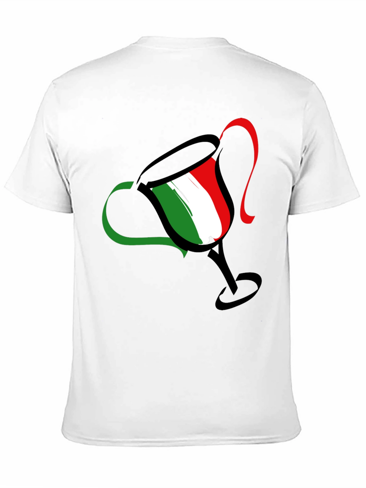 Italian Pride Tee - Trophy Design - Black T-Shirt
