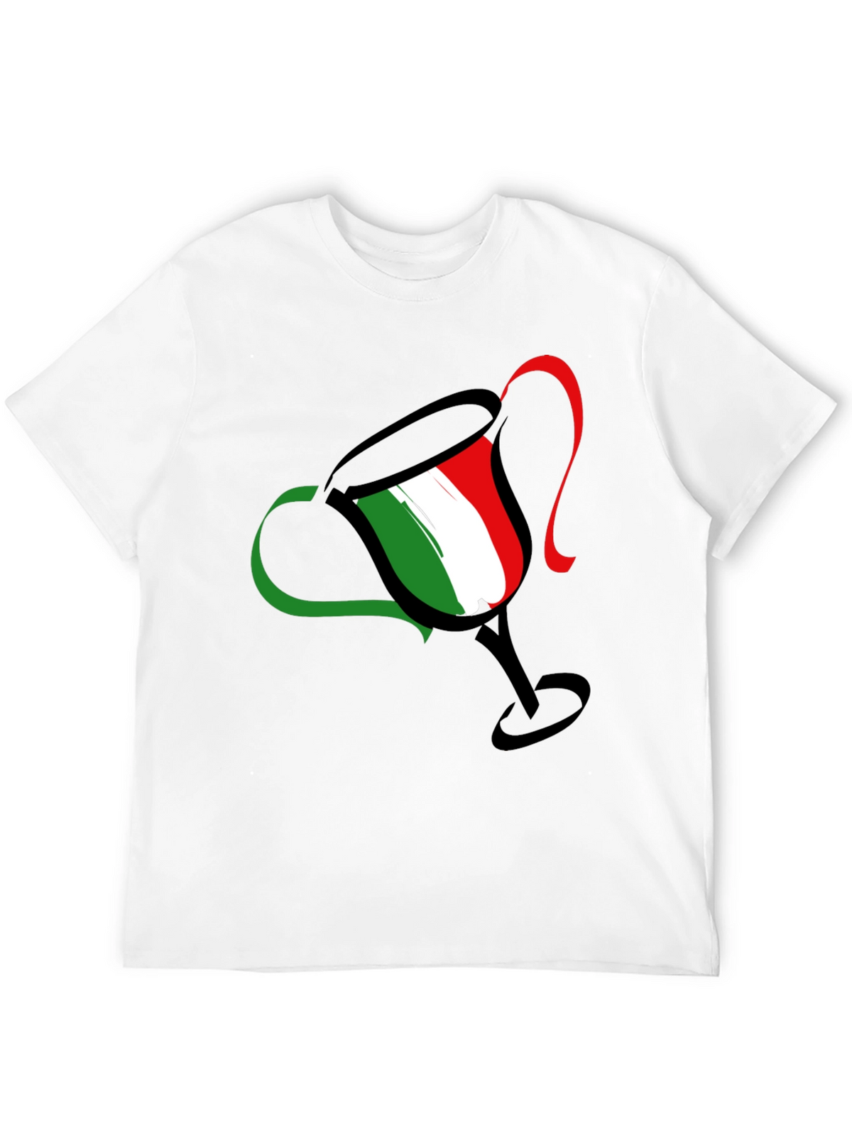 Italian Pride Tee - Trophy Design - Black T-Shirt