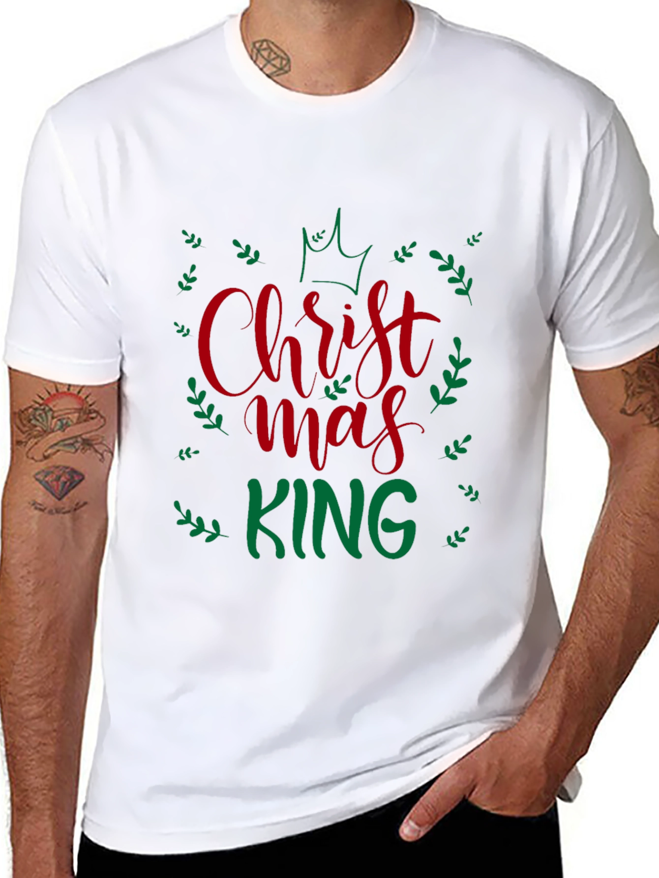 Christmas King Graphic Tee - Holiday Style
