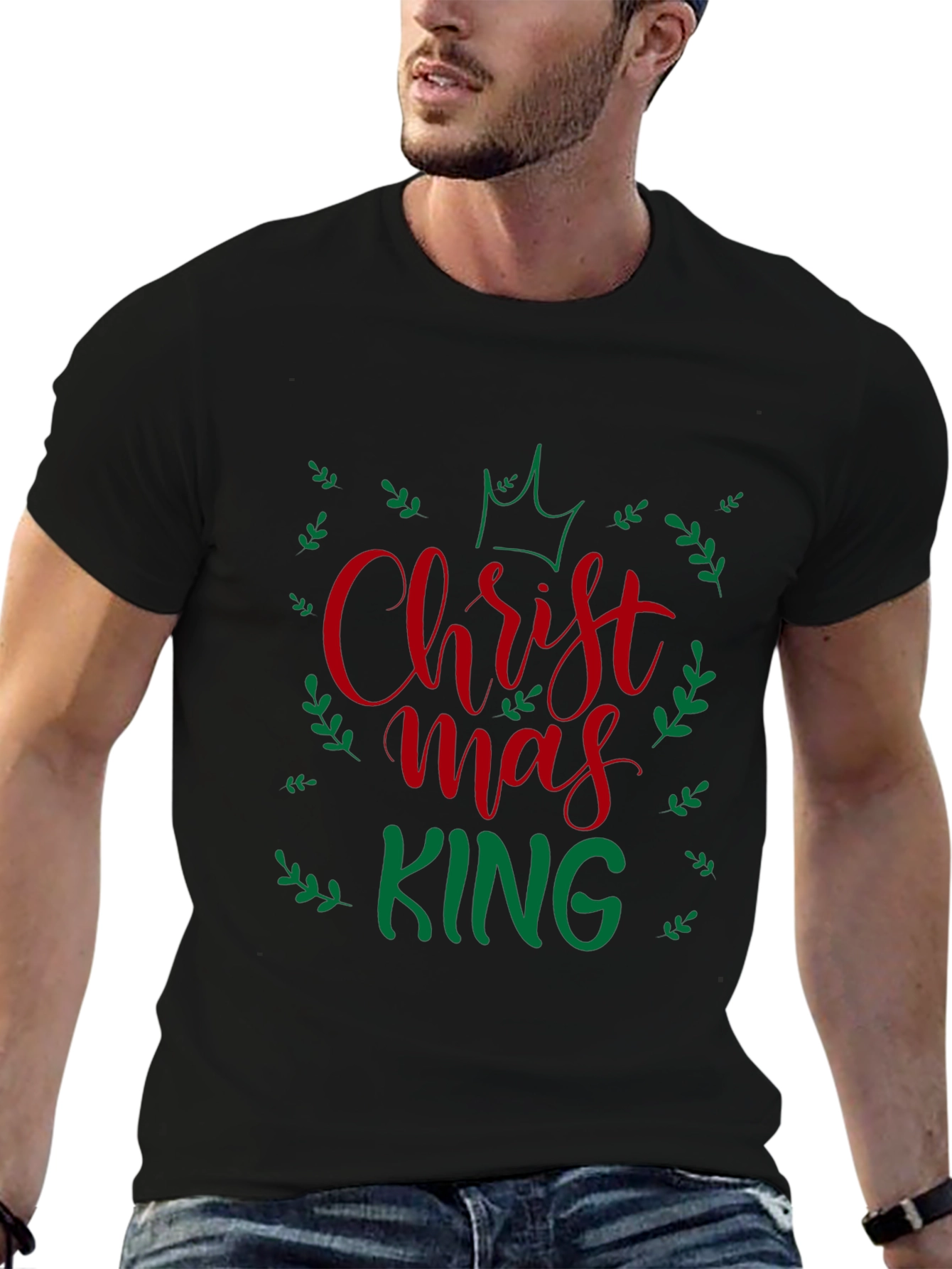 Christmas King Graphic Tee - Holiday Style