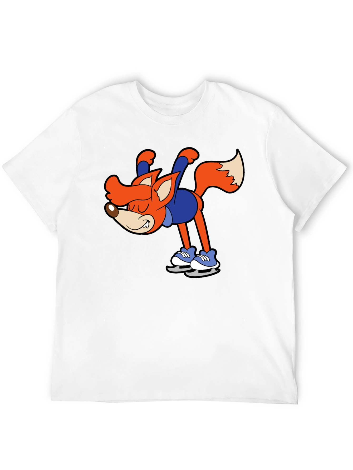 Skating Fox Graphic T-Shirt