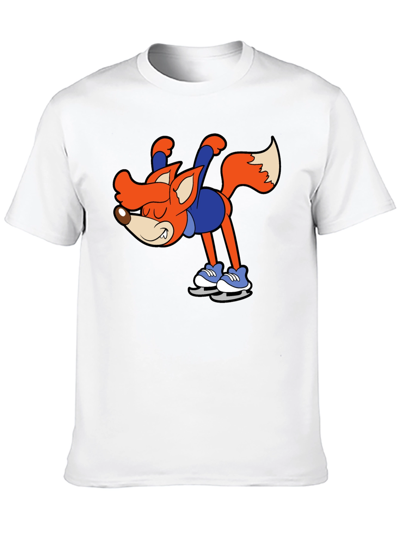 Skating Fox Graphic T-Shirt
