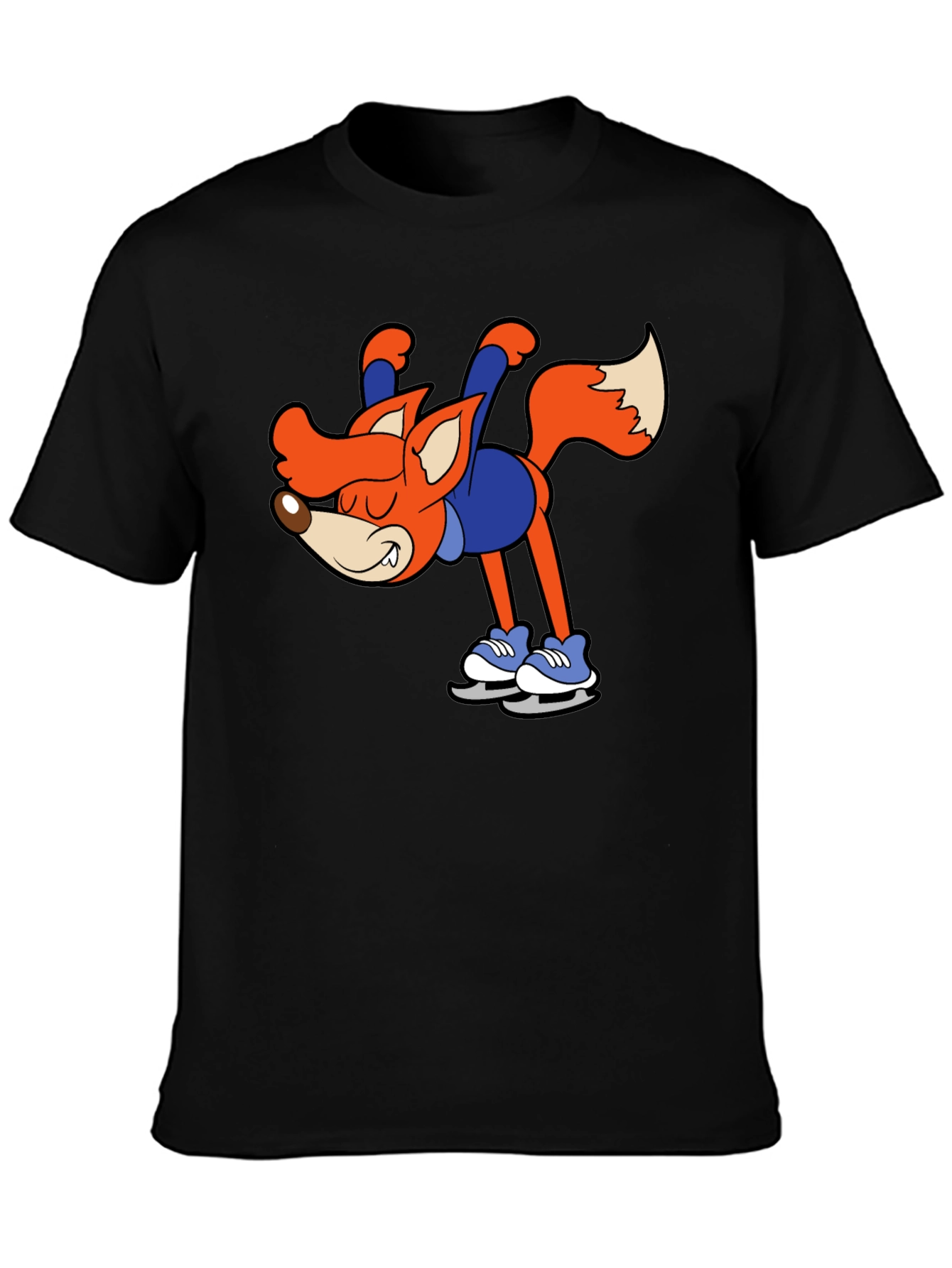 Skating Fox Graphic T-Shirt