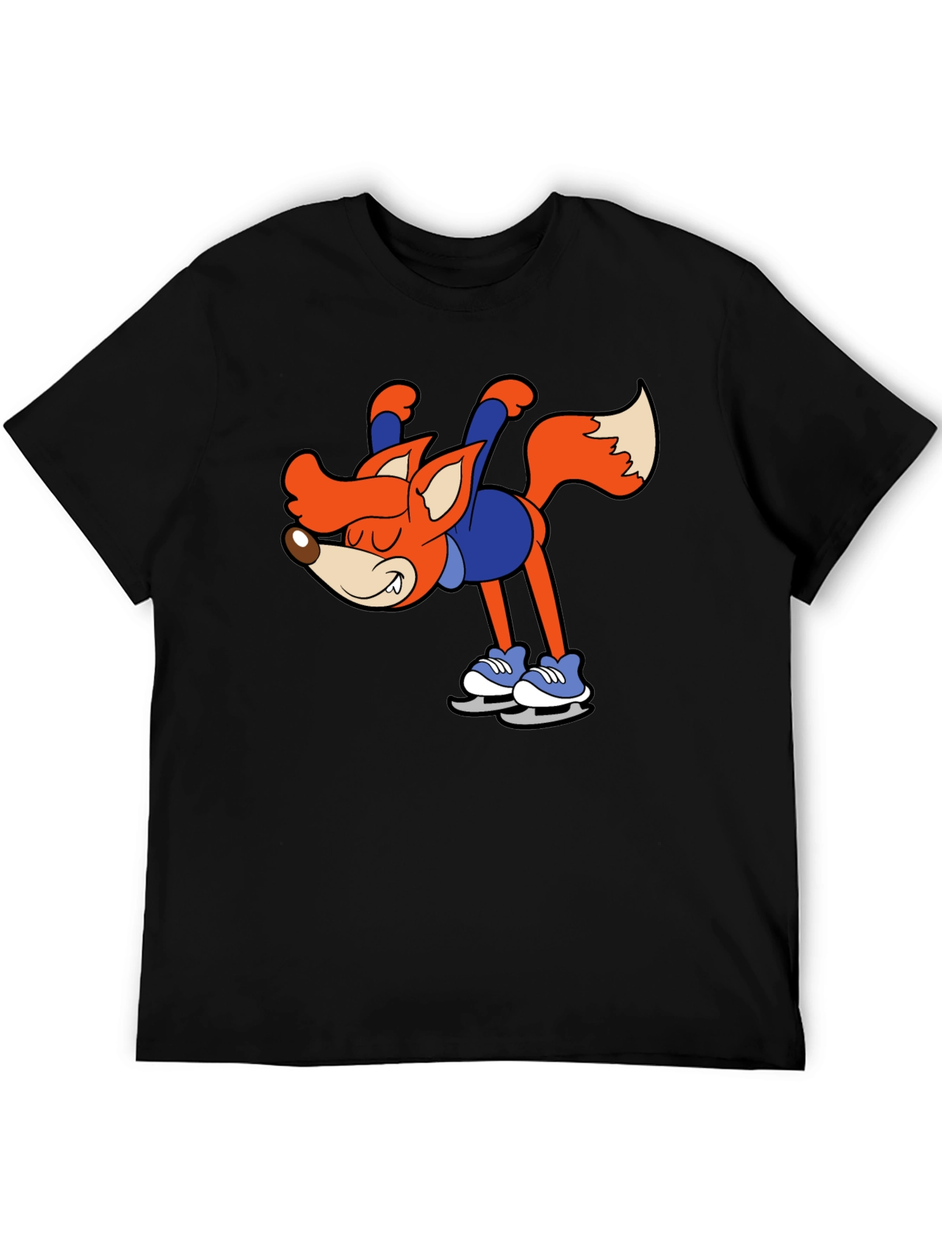 Skating Fox Graphic T-Shirt